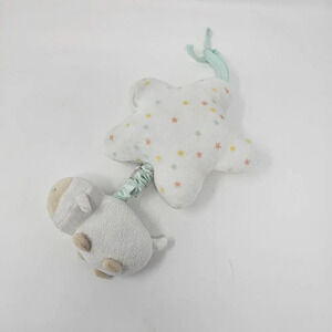 Child of Mine by Carters Star Lamb Baby Crib Carseat Pull Toy Musical Lovey Soft